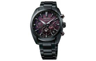 ASTRON Astron GPS Solar Dual-Time 42,7 mm Begrenset utgave Svart/Lilla