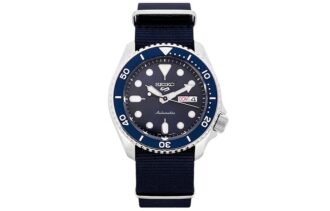 Canvas Blue No. 5-serien klokke