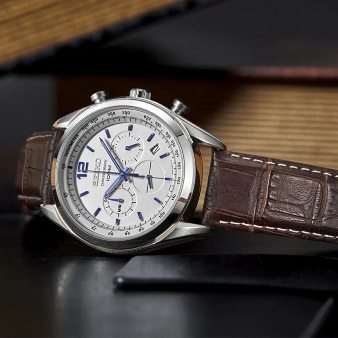 Chronograph-serien hvitblå