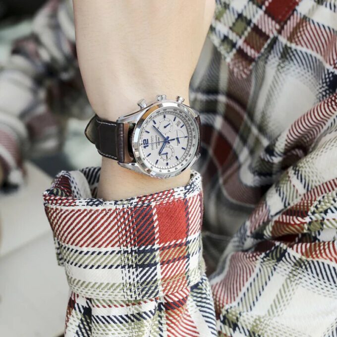 Chronograph-serien hvitblå