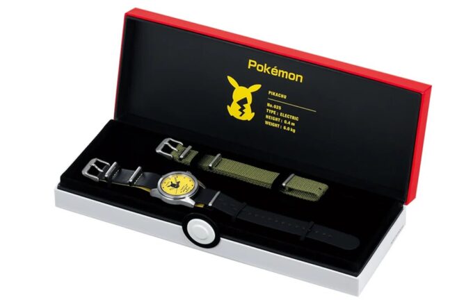 Pokémon Pikachu Crossover Limited Watch Gul Svart