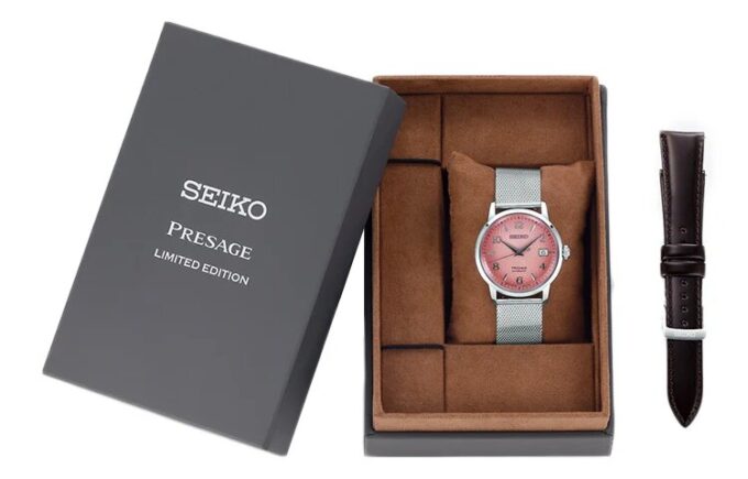 Presage-serien, mekanisk, rosa