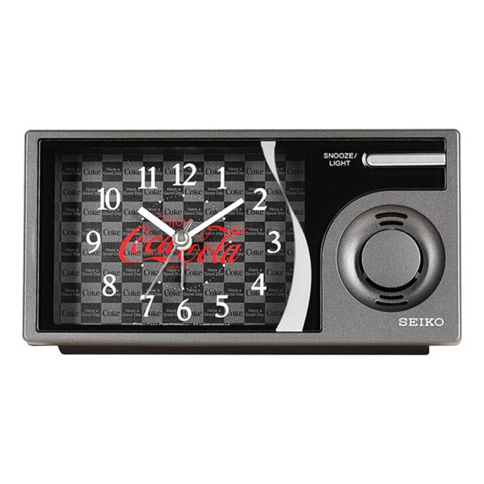 Seiko x Coca Cola Mute Music Alarm Clock Svart/Grå