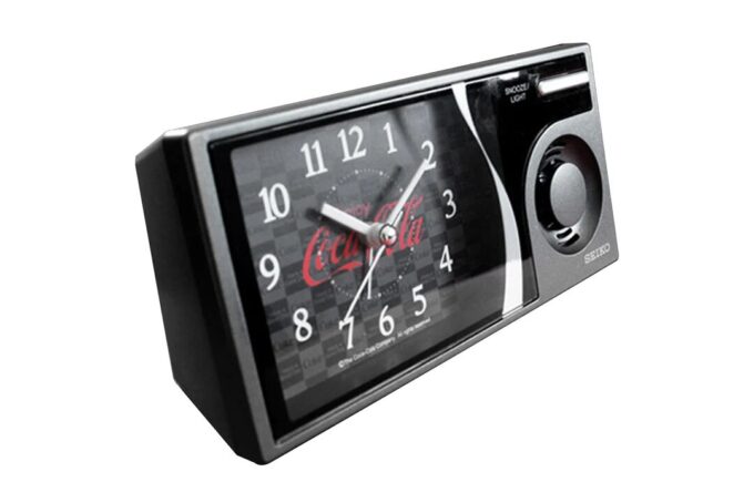 Seiko x Coca Cola Mute Music Alarm Clock Svart/Grå