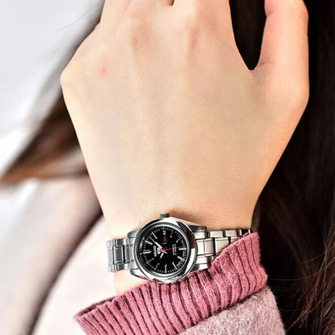 Unisex Mechanical Svart/Sølv SNKL45J1+SYMK17J1