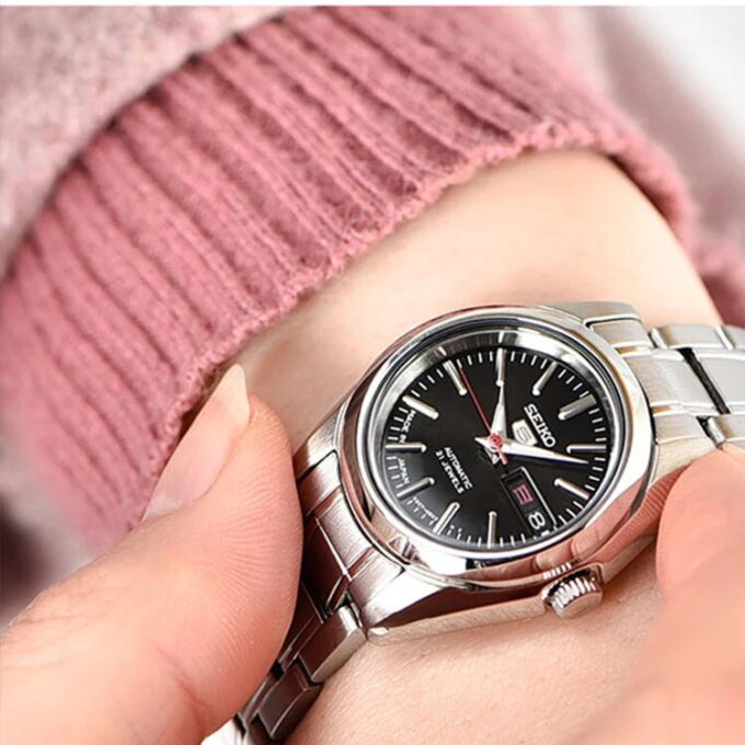 Unisex Mechanical Svart/Sølv SNKL45J1+SYMK17J1