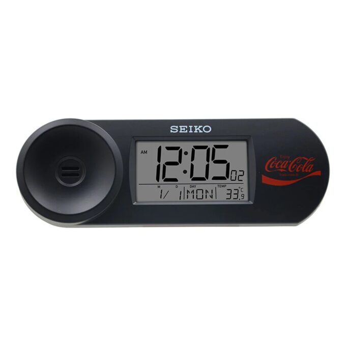 x Coca Cola multifunksjonell elektronisk klokke svart
